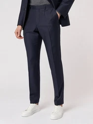 Roy Robson Bundfaltenhose Herren Anzugs-Hose Dunkelblau/Hellblau/Blau