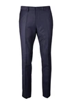 Roy Robson Bundfaltenhose Herren Anzugs-Hose Dunkelblau/Hellblau/Blau