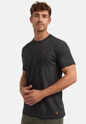 Indicode T-Shirt INKilmon Dunkelgrau/Grau/Schwarz