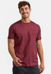 Indicode T-Shirt INKilmon Dunkelrot/Bordeaux/Rot