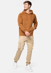 Indicode Kapuzenpullover Virginia Braun/Orange
