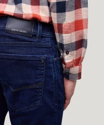 Pierre Cardin 5-Pocket Jeans Lyon Tapered Futureflex Hellblau/Dunkelblau/Blau/Lila