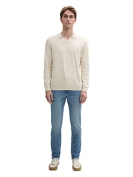 TOM TAILOR Slim-fit Jeans Josh (1-tlg) Blau/Hellblau/Khaki