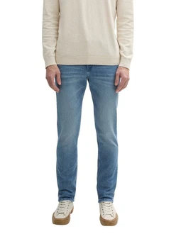 TOM TAILOR Slim-fit Jeans Josh (1-tlg) Blau/Hellblau/Khaki