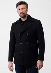 RICANO Kurzmantel Vincenzo Dunkelblau/Schwarz/Hellblau/Blau