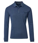 CASAMODA Poloshirt Langarm SNOS Blau/Hellblau/Dunkelblau
