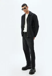 Straight-Jeans Normale Leibhhe Vintage Straight
