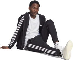 adidas Sportswear Sweatshirt M 3S FL FZ HD SCHWARZ
