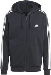 adidas Sportswear Sweatshirt M 3S FL FZ HD SCHWARZ