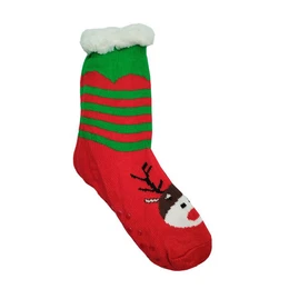 Haussocken Herren Httensocken mit ABS Stoppersohle (1-Paar) Httenschuhe, Wolkenfutter, dicke sehr warme geftterte Socken