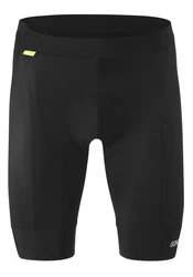 Gonso Fahrradhose Essential Shorts Kit Herren Rennradhose mit Sitzpolster Grün/Schwarz/Gelb