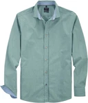 OLYMP Langarmhemd Casual Grün/Türkis/Blau/Hellblau