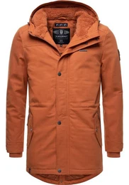 Parka Manaka stylischer Herren Wintermantel mit Kapuze