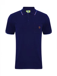 Strandwetter Poloshirt Herren Polohemd Carl Dunkelblau/Blau/Lila