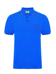Strandwetter Poloshirt Herren Polohemd Carl Blau/Dunkelblau/Hellblau