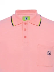 Strandwetter Poloshirt Herren Polohemd Carl Lila/Rosa
