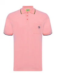 Strandwetter Poloshirt Herren Polohemd Carl Lila/Rosa