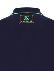Strandwetter Poloshirt Herren Polohemd Carl Dunkelblau/Blau/Türkis/Lila
