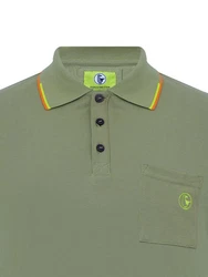 Strandwetter Poloshirt Herren Polohemd Carl Grün/Dunkelgrün/Gelb/Neonfarben/Hellgrün