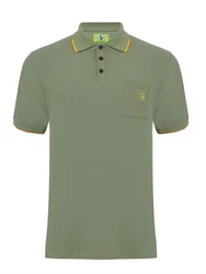 Strandwetter Poloshirt Herren Polohemd Carl Grün/Dunkelgrün/Gelb/Neonfarben/Hellgrün