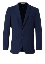 BOSS Anzugsakko H-Huge Dunkelblau/Hellblau/Blau