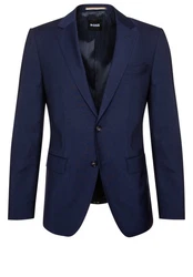 BOSS Anzugsakko H-Huge Dunkelblau/Hellblau/Blau