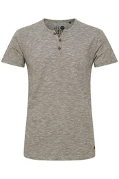 !Solid Rundhalsshirt SDSigos Kurzarmshirt mit Knopfleiste