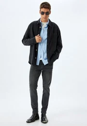 Slim-fit-Jeans Normale Leibhhe Slim