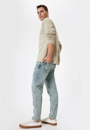 5-Pocket-Jeans Normale Leibhhe Tapered