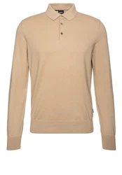 BOSS Pullover Gemello mit Polokragen Beige/Khaki/Braun