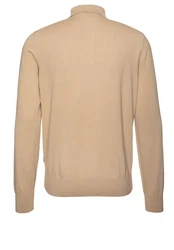 BOSS Pullover Gemello mit Polokragen Beige/Khaki/Braun