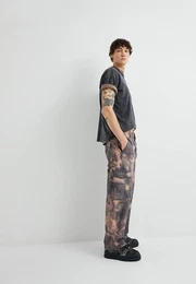 Cargohose Niedrige Leibhhe Straight