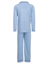 Henry Terre Schlafanzug Pyjama Set Langarm 