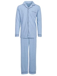 Henry Terre Schlafanzug Pyjama Set Langarm 
