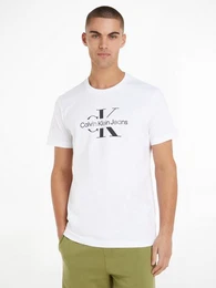 T-Shirt DISRUPTED OUTLINE MONOLOGO TEE mit Logodruck