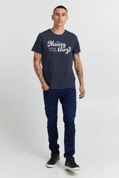Blend T-Shirt BLEND BHTee Dunkelblau/Lila