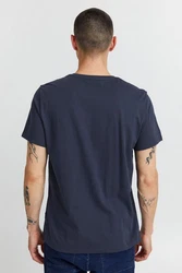 Blend T-Shirt BLEND BHTee Dunkelblau/Lila