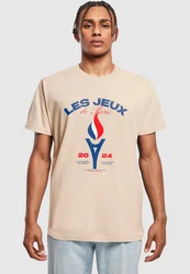 MisterTee Torche Du Sport Tee Schwarz/Beige/Khaki