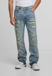 2Y Studios Bequeme Jeans Firio Destroyed Straight Jeans 