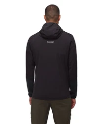 Mammut Fleecepullover Madris Light ML Half Zip Hoody Dunkelrot/Schwarz