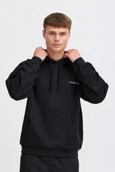 TheJoggConcept Kapuzenpullover JCMMSANDER HOODIE SWEAT Schwarz/Hellblau/Lila