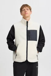 TheJoggConcept Kurzweste JCMBERRI Weiß/Schwarz/Hellblau/Braun/Grau