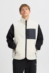 TheJoggConcept Kurzweste JCMBERRI Weiß/Schwarz/Hellblau/Braun/Grau