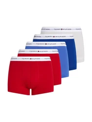 Tommy Hilfiger Underwear Trunk 5P TRUNK med rd/lgh cst/vrn blu/med rd/wdg