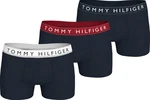 Tommy Hilfiger Underwear Trunk 3P TRUNK WB nachtblau/feuerrot/offwhite