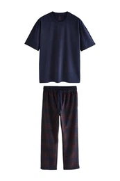 Pyjama Kuscheliger, angerauter Schlafanzug (2 tlg)