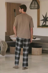 Next Pyjama Schlafanzug (2 tlg) Grau/Khaki/Beige/Schwarz/Braun