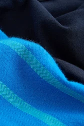 Next Pyjama Schlafanzugset aus Webstoff Dunkelblau/Blau