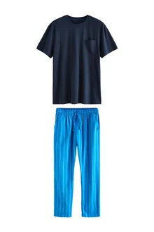 Next Pyjama Schlafanzugset aus Webstoff