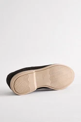 Next Lässig-elegante Derbyschuhe Schnürschuh Schwarz/Hellblau/Dunkelgrau